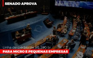 Senado Aprova Linha De Crédito De R$190 Bi Para Micro E Pequenas Empresas Notícias E Artigos Contábeis - Rocha Contábil