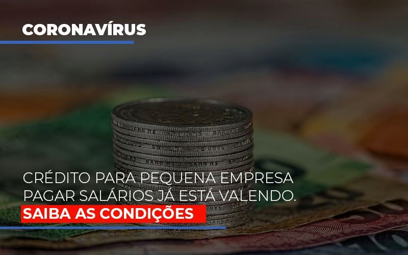 Credito Para Pequena Empresa Pagar Salarios Ja Esta Valendo Notícias E Artigos Contábeis - Rocha Contábil