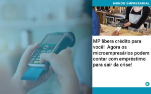 Mp Libera Credito Para Voce Agora Os Microempresarios Podem Contar Com Emprestimo Para Sair Da Crise - Rocha Contábil