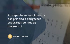 Acompanhe Os Vencimentos Rocha Contabil - Rocha Contábil